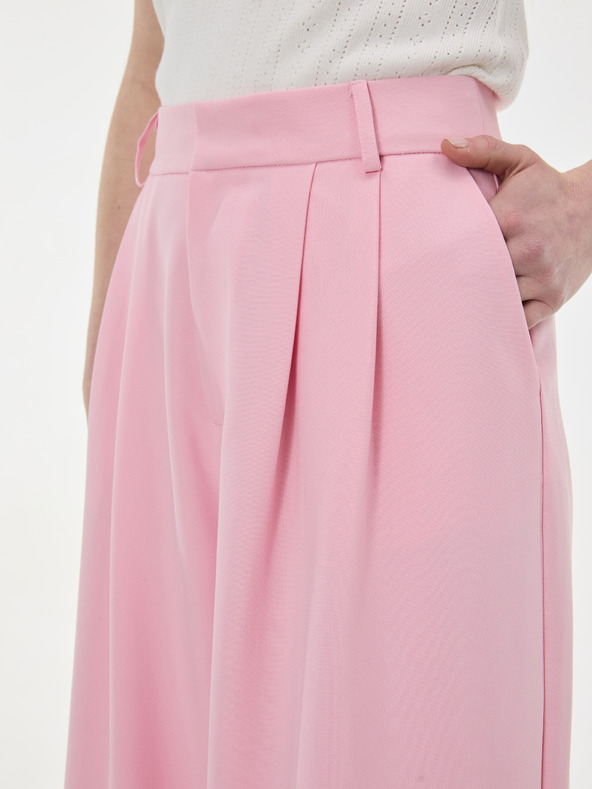 Orsay Svijetloružičaste široke ženske hlače ORSAY