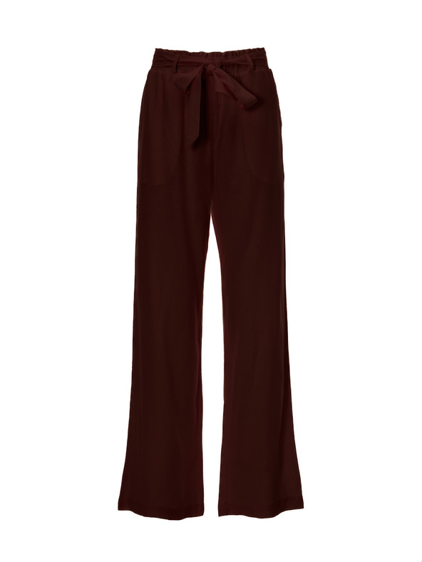 Orsay Tamnosmeđe ženske široke hlače ORSAY