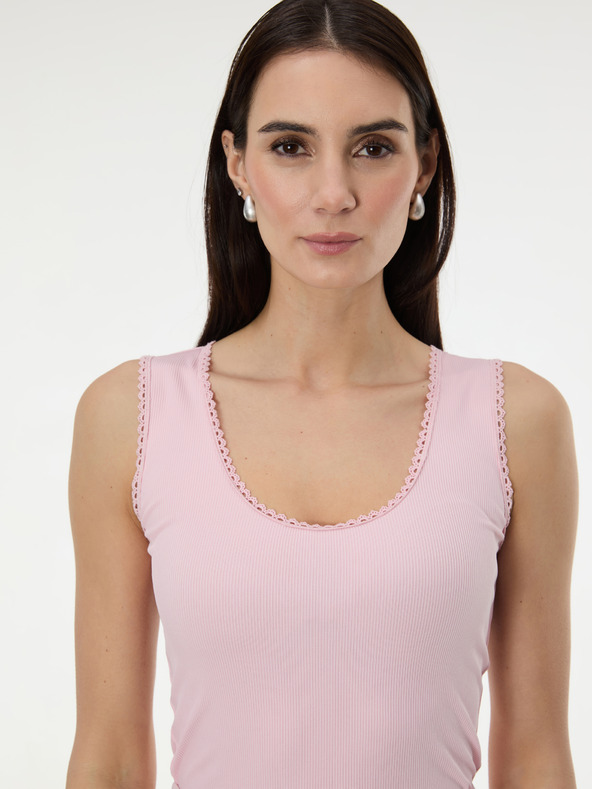 Orsay Svijetlo ružičasta ženska majica bez rukava ORSAY