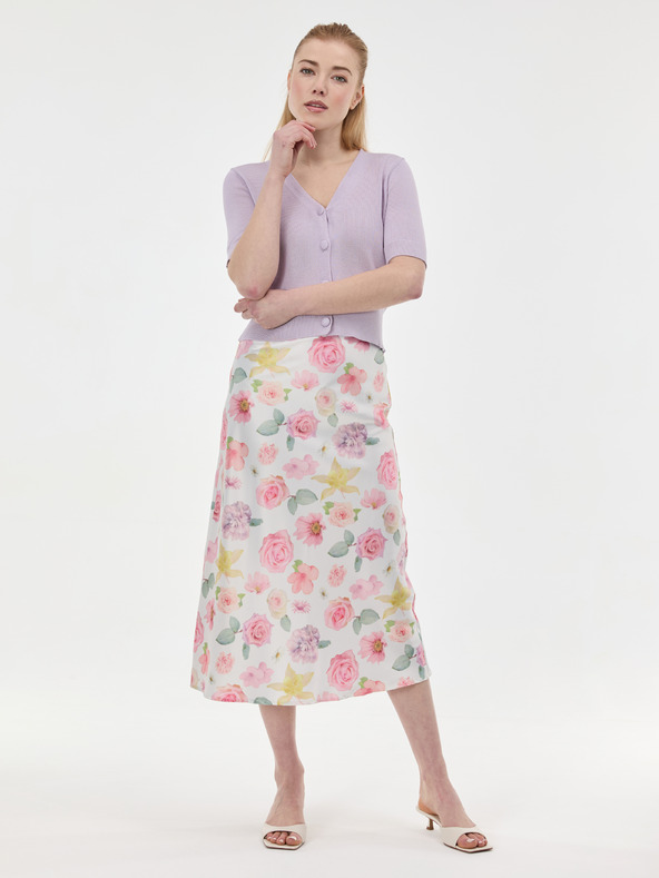 Orsay Ružičasta ženska uzorirana suknja ORSAY