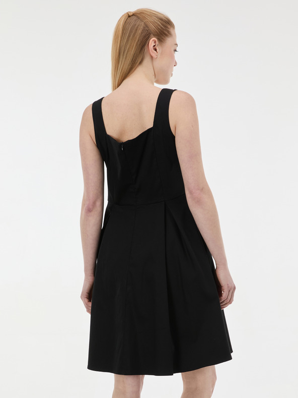 Orsay Crna ženska haljina na naramenice ORSAY