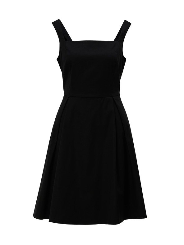 Orsay Crna ženska haljina na naramenice ORSAY