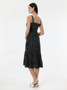 Orsay Crna točkasta ženska midi haljina ORSAY