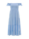 Orsay Svijetloplava ženska midi haljina ORSAY