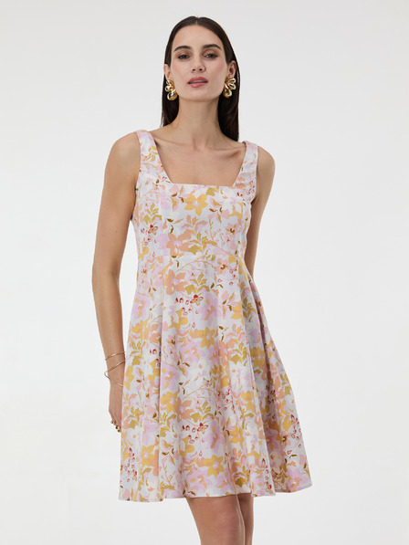 Orsay Svijetloružičasta uzorirana ženska haljina do koljena ORSAY