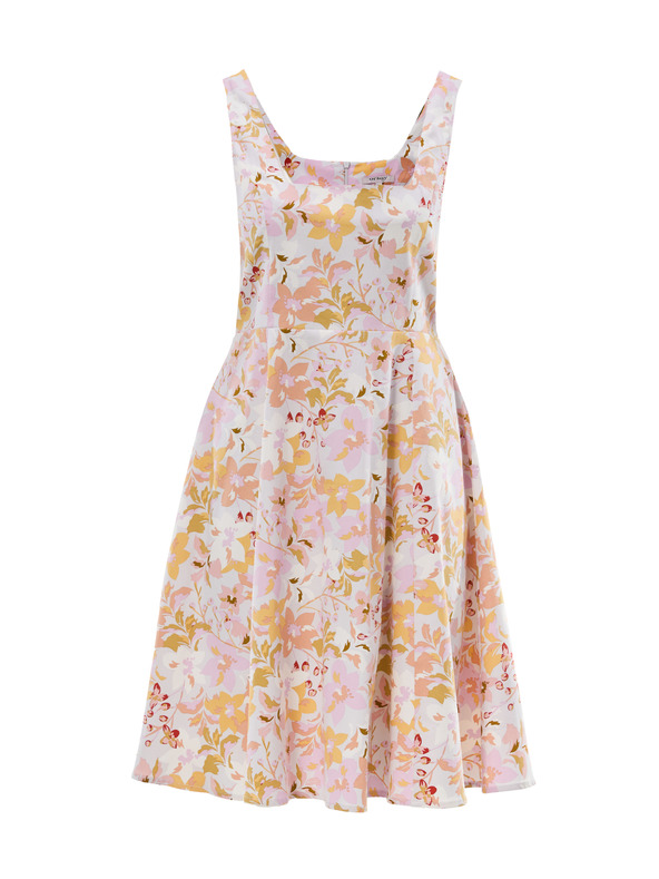 Orsay Svijetloružičasta uzorirana ženska haljina do koljena ORSAY