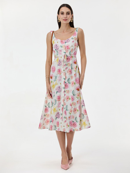 Orsay Svijetloružičasta uzorirana ženska haljina ORSAY