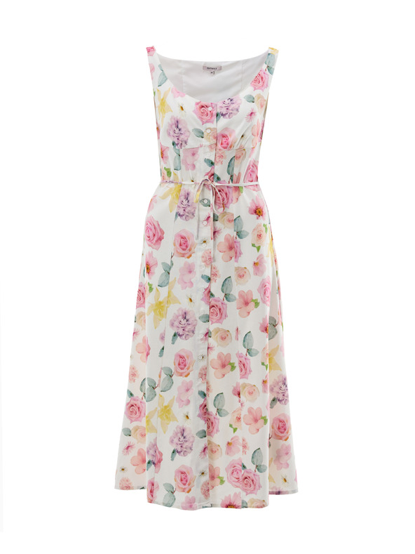 Orsay Svijetloružičasta uzorirana ženska haljina ORSAY