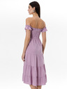 Orsay Svijetloljubičasta ženska midi haljina ORSAY