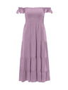 Orsay Svijetloljubičasta ženska midi haljina ORSAY