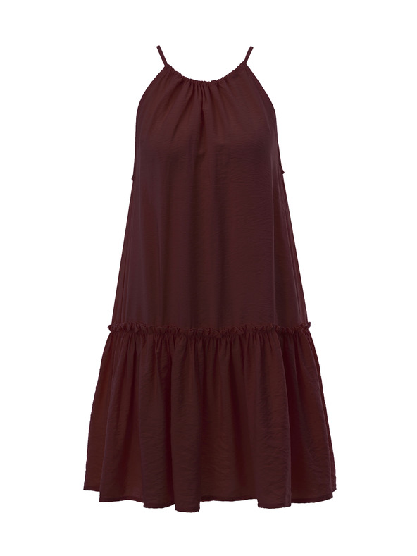 Orsay Crna ženska haljina do koljena ORSAY