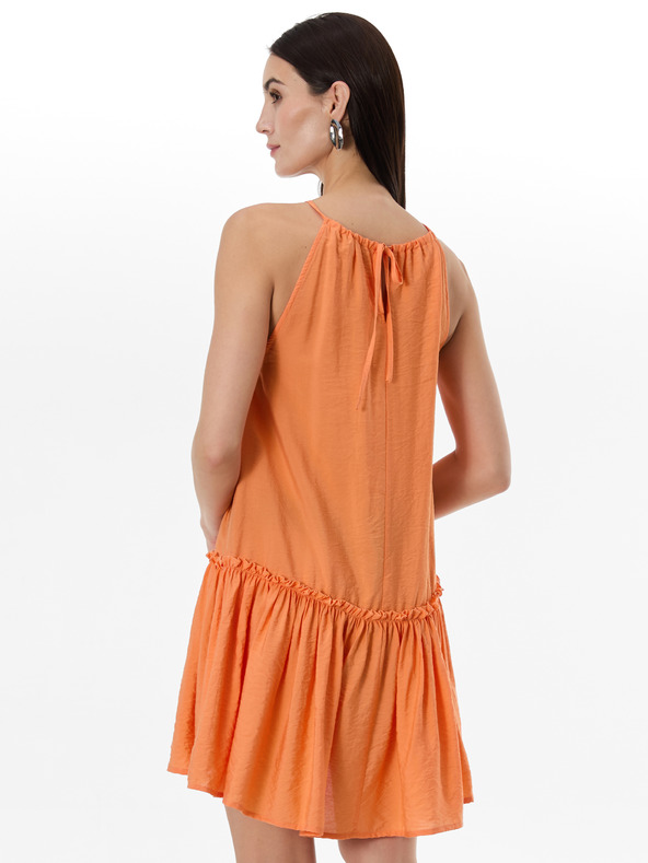 Orsay Narančasta ženska haljina do koljena ORSAY
