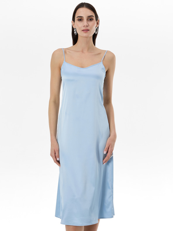 Orsay Svijetloplava ženska haljina na bretele ORSAY