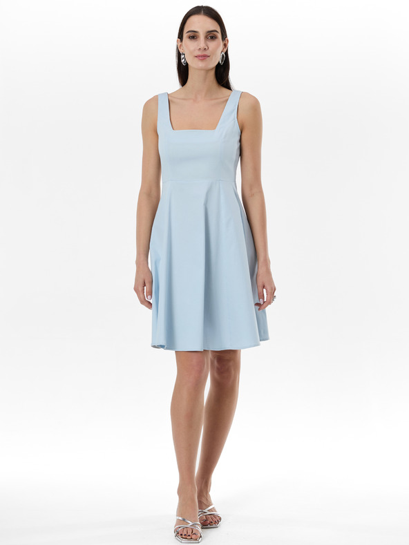 Orsay Svijetloplava ženska haljina do koljena ORSAY