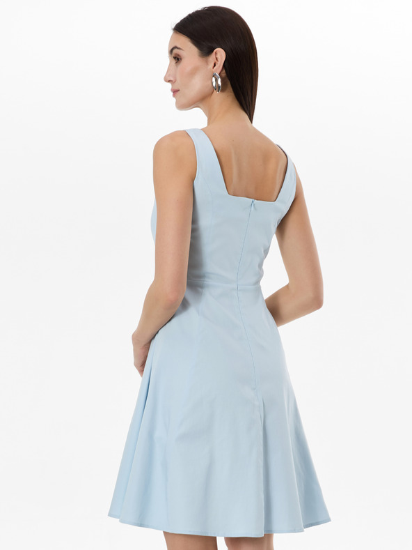 Orsay Svijetloplava ženska haljina do koljena ORSAY
