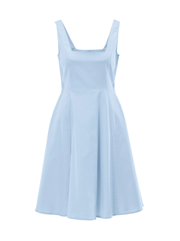 Orsay Svijetloplava ženska haljina do koljena ORSAY