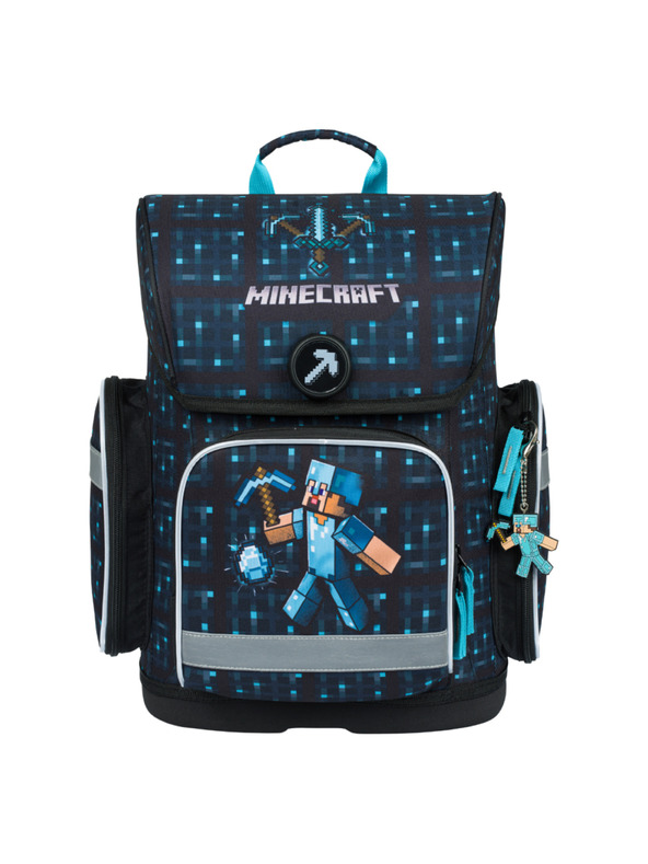 BAAGL  Ergo Minecraft Blue Axe školska torba