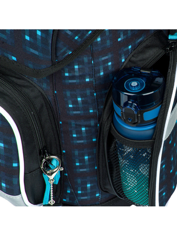 BAAGL  Ergo Minecraft Blue Axe školska torba