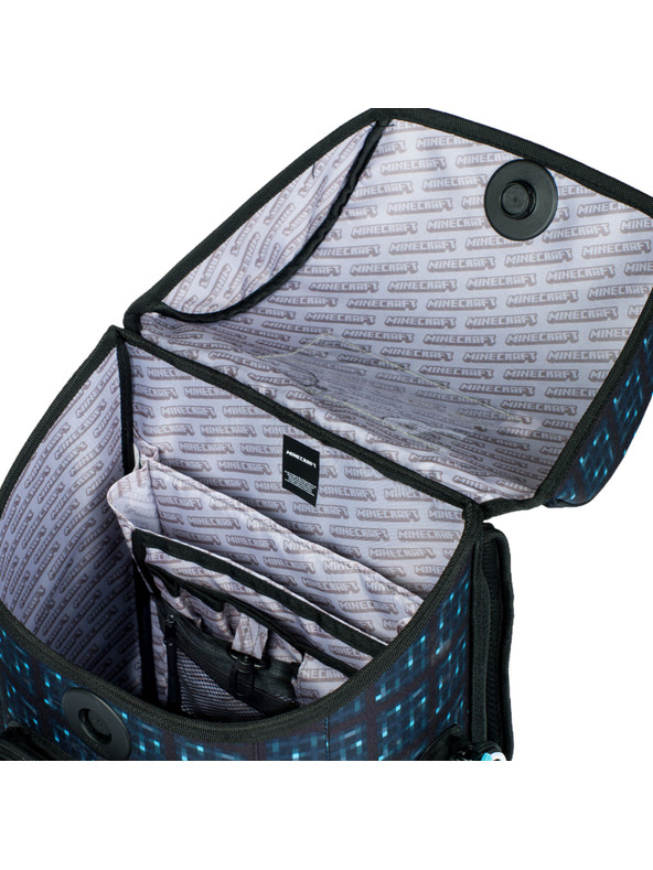 BAAGL  Ergo Minecraft Blue Axe školska torba
