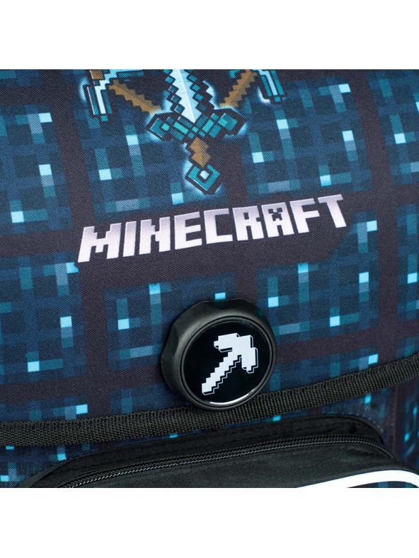 BAAGL  Ergo Minecraft Blue Axe školska torba