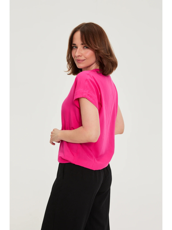 Moodo Košulja od viskoze purpurna Moodo