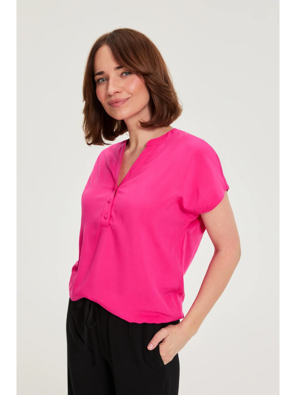 Moodo Košulja od viskoze purpurna Moodo