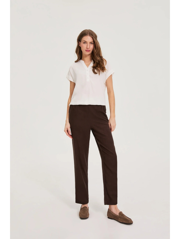 Moodo Bijela viskozna košulja Moodo