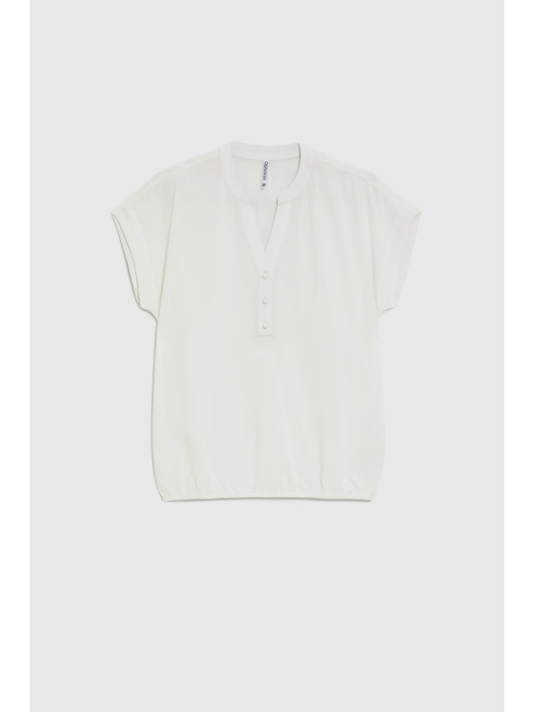 Moodo Bijela viskozna košulja Moodo