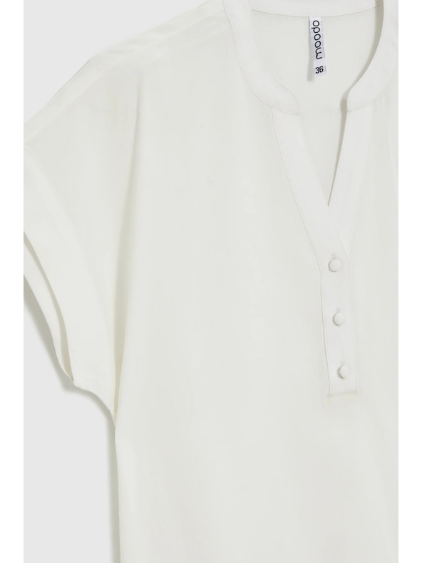 Moodo Bijela viskozna košulja Moodo