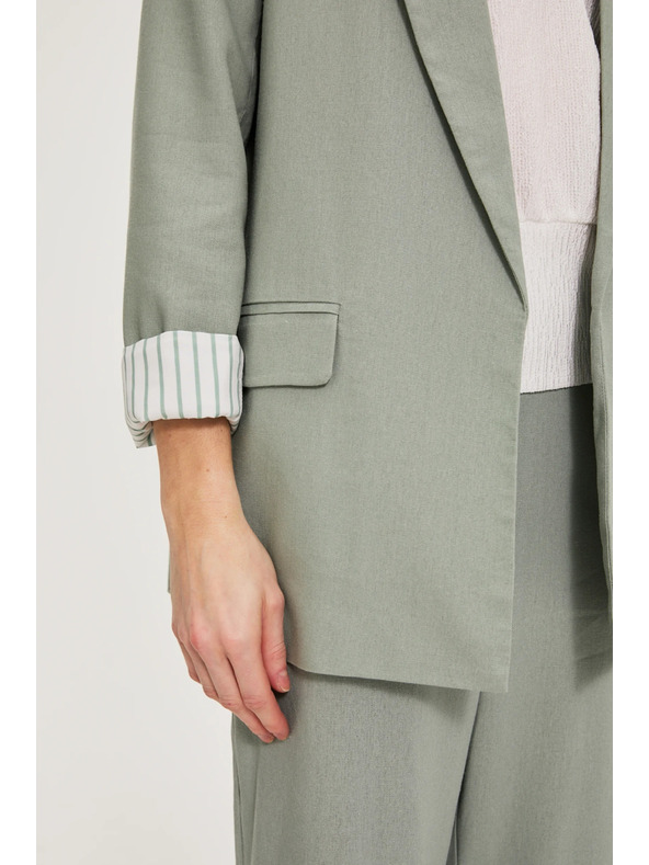 Moodo Sako s dodatkom lana maslinasto zelene Moodo