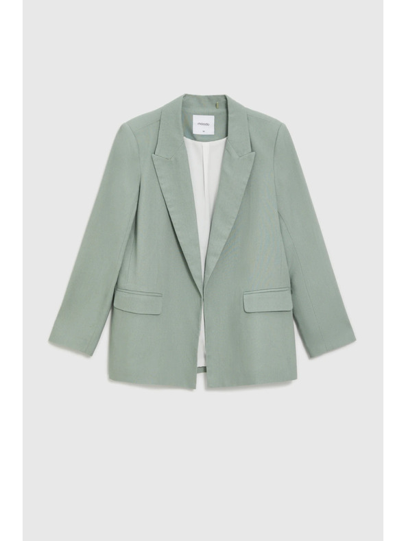 Moodo Sako s dodatkom lana maslinasto zelene Moodo