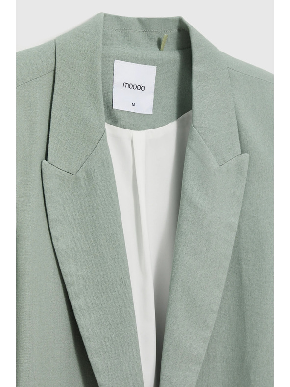 Moodo Sako s dodatkom lana maslinasto zelene Moodo