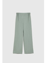 Moodo Hlače s dodatkom lana maslinasto zelene Moodo