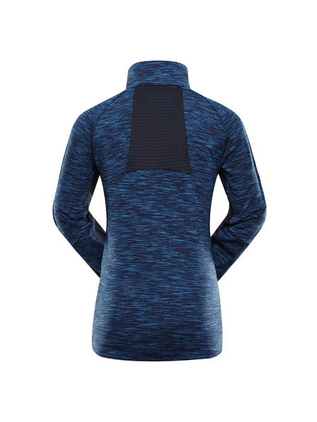 ALPINE PRO Dječja sportska majica na rajsferšlus ALPINE PRO DETTO electric blue lemonade