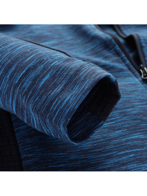 ALPINE PRO Dječja sportska majica na rajsferšlus ALPINE PRO DETTO electric blue lemonade