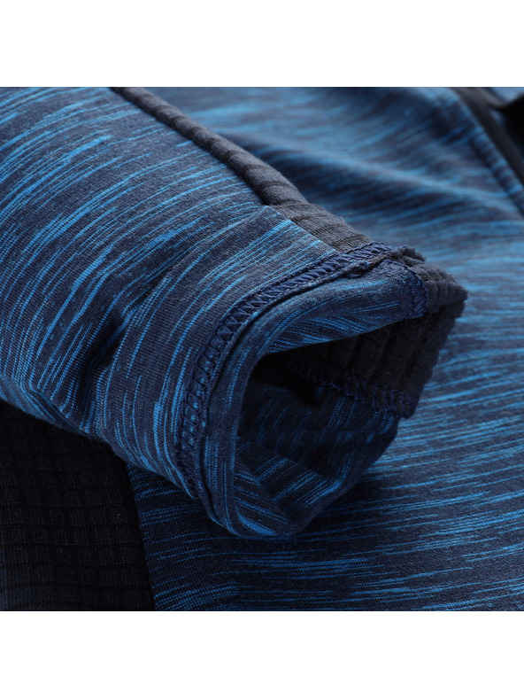 ALPINE PRO Dječja sportska majica na rajsferšlus ALPINE PRO DETTO electric blue lemonade