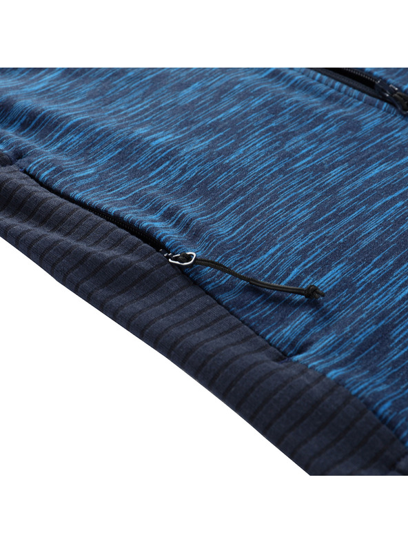 ALPINE PRO Dječja sportska majica na rajsferšlus ALPINE PRO DETTO electric blue lemonade