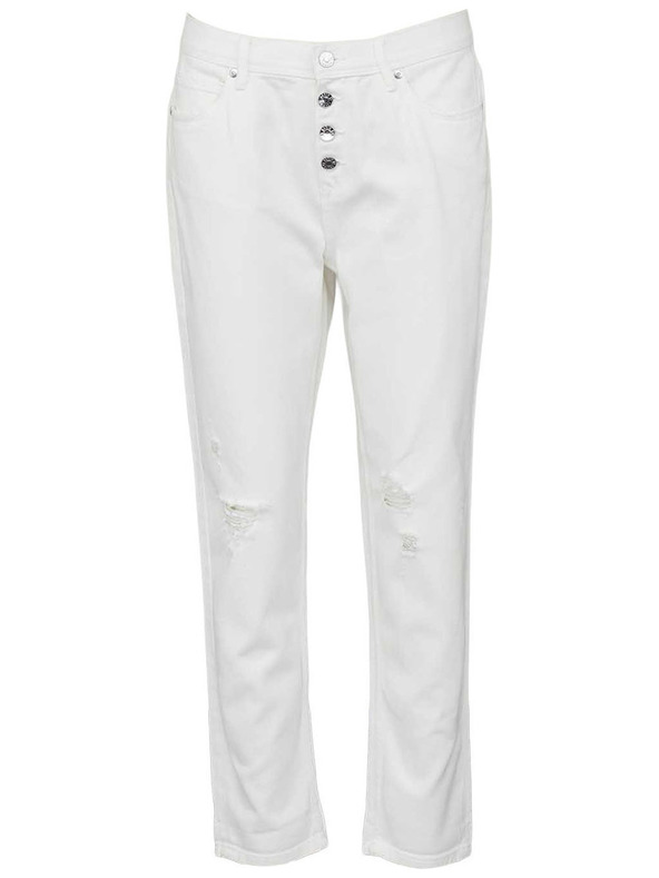 CAMAIEU Bijele slim fit traperice CAMAIEU