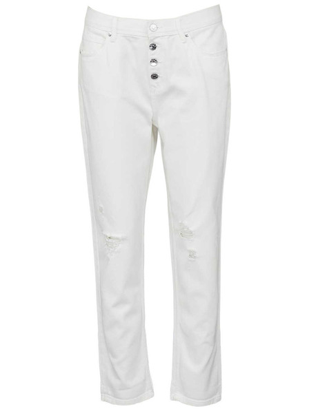 CAMAIEU Bijele slim fit traperice CAMAIEU