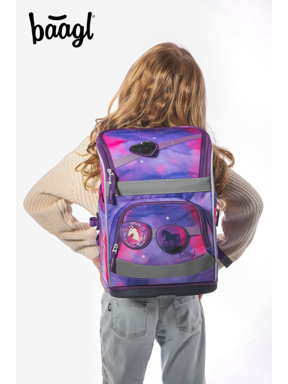 BAAGL  BAAGL SET 5 Zippy Plus Konj: aktovka, pernica, vrećica, pregača, novčanik