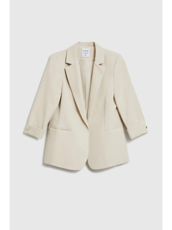 Moodo Sako s 3/4 rukavima bež Moodo