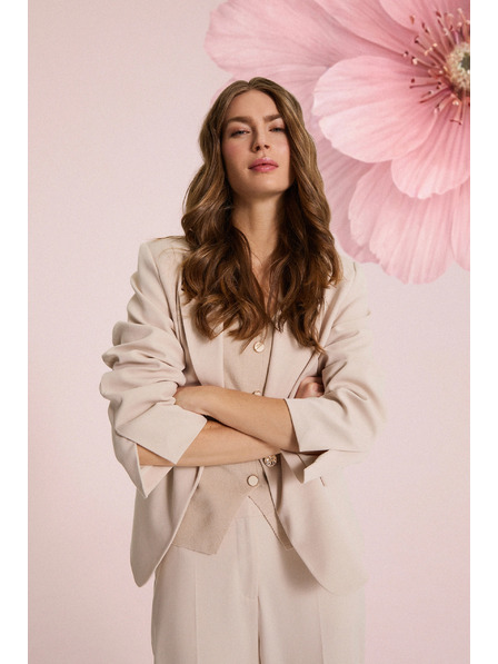 Moodo Jednostrana saka bež Moodo