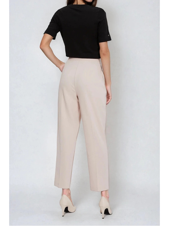 Moodo Cigaretne hlače bež Moodo