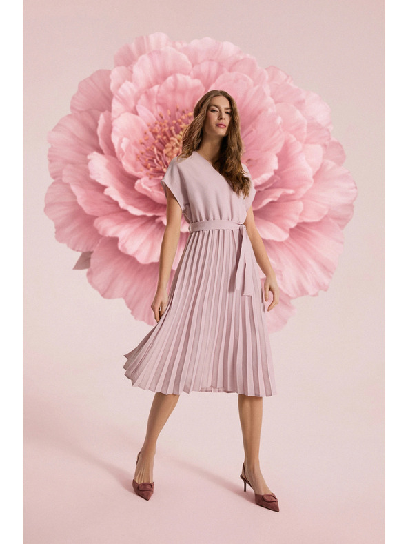 Moodo Midi suknja ružičasta Moodo