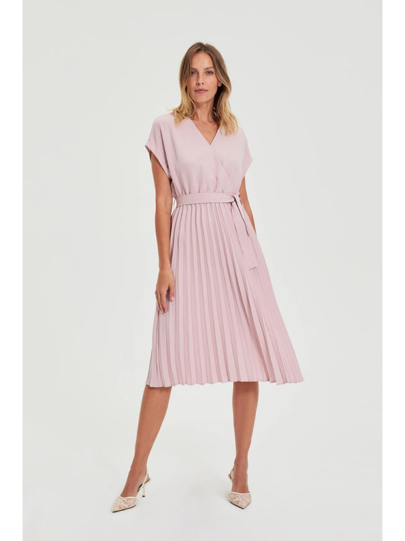 Moodo Midi suknja ružičasta Moodo