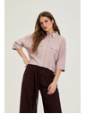 Moodo Viskozna košulja ružičasta Moodo