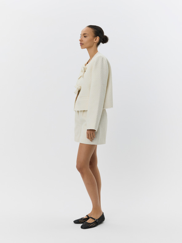 Sofie Schnoor Kremasta vunena zenska jakna MAESW