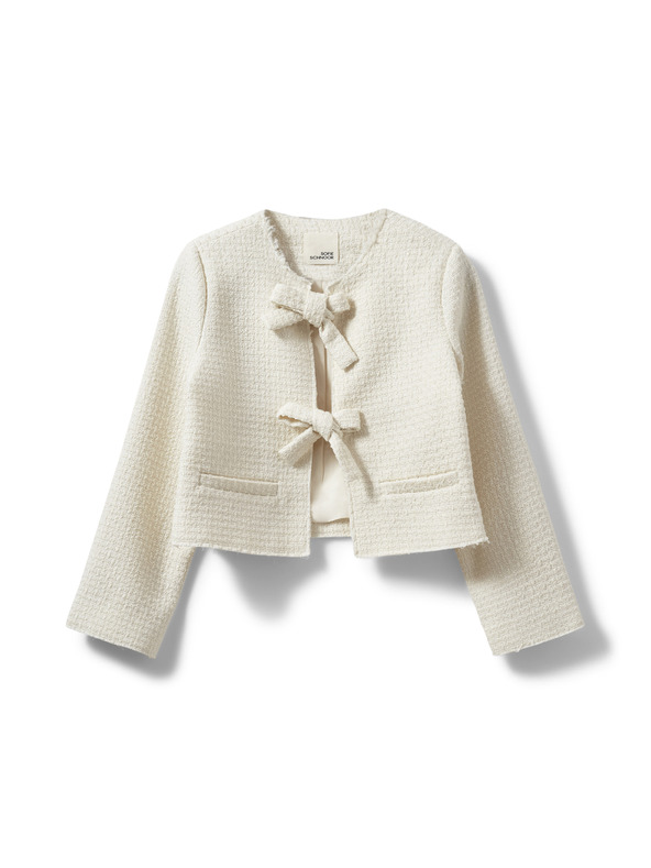 Sofie Schnoor Kremasta vunena zenska jakna MAESW