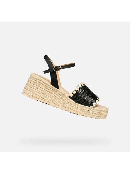 Geox Crne ženske sandale Geox Alemeria