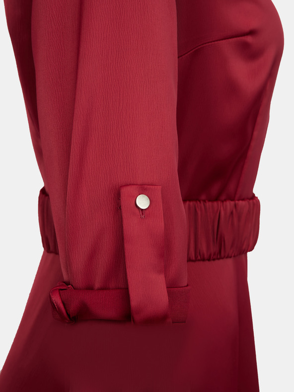 Orsay Bordo ženska haljina-košulja ORSAY